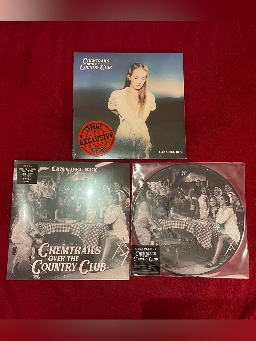 SEALED! Lana Del Rey Chemtrails Over The Country Club Vinyl Bundle